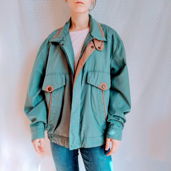 Vintage turquoise coat - Picture 3 of 16